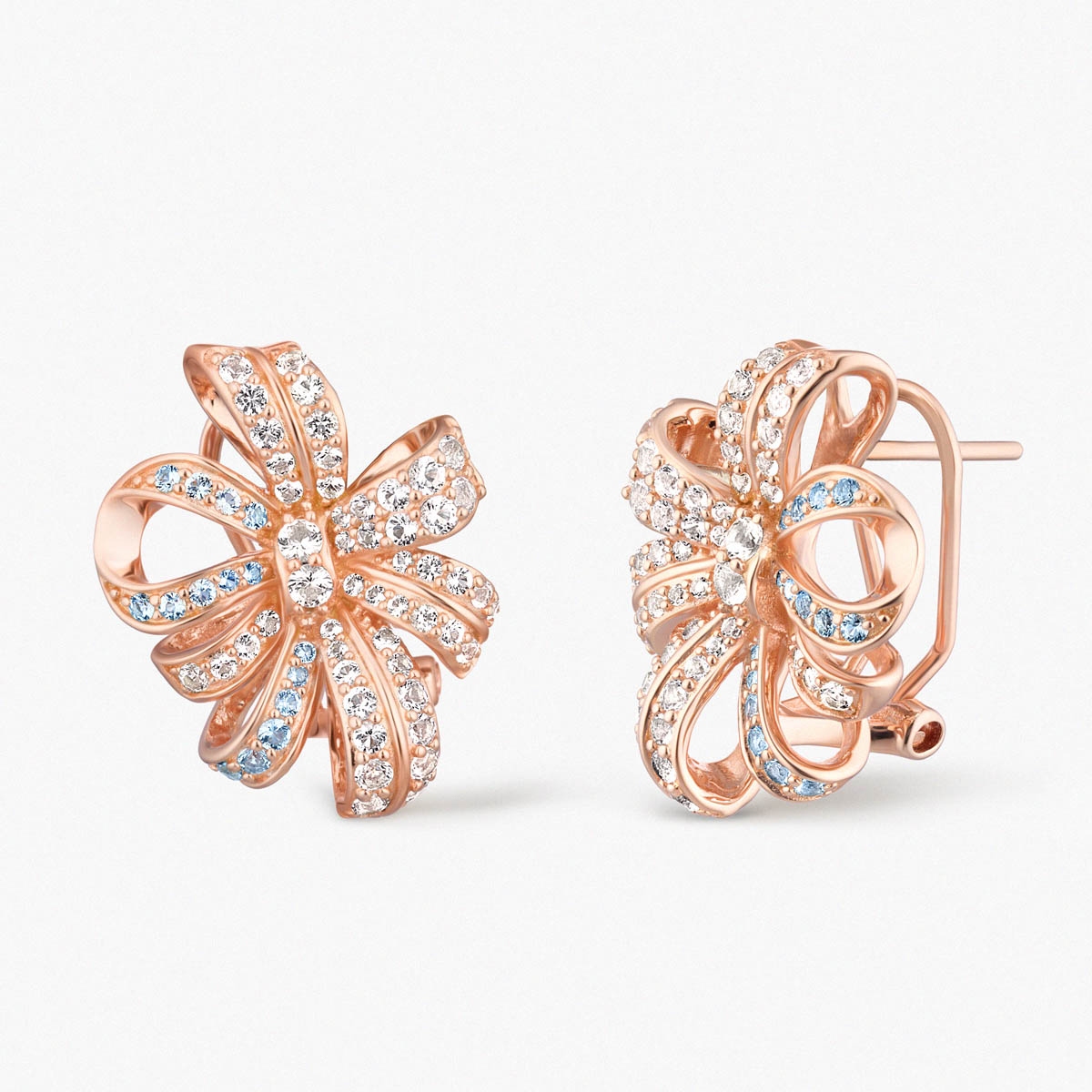 W.KRUK Kolczyki srebrne Balerina