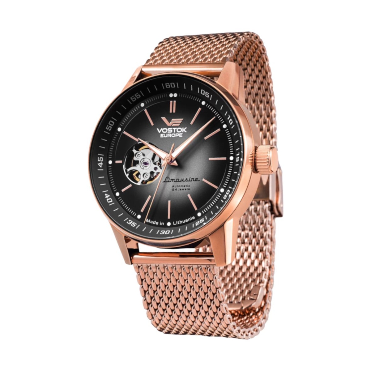 W.KRUK ZEGAREK VOSTOK EUROPE GAZ-14 LIMOUSINE AUTOMATIC OPEN HEART