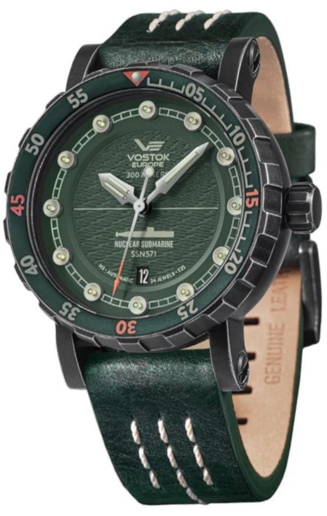 Zegarek Męski VOSTOK EUROPE Automatic SSN-571 Nuclear Submarine NH35A-571F608