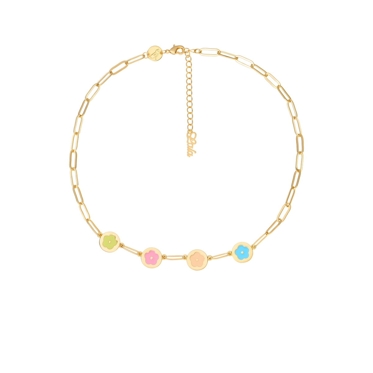 W.KRUK Naszyjnik Gold Daisy Flowers