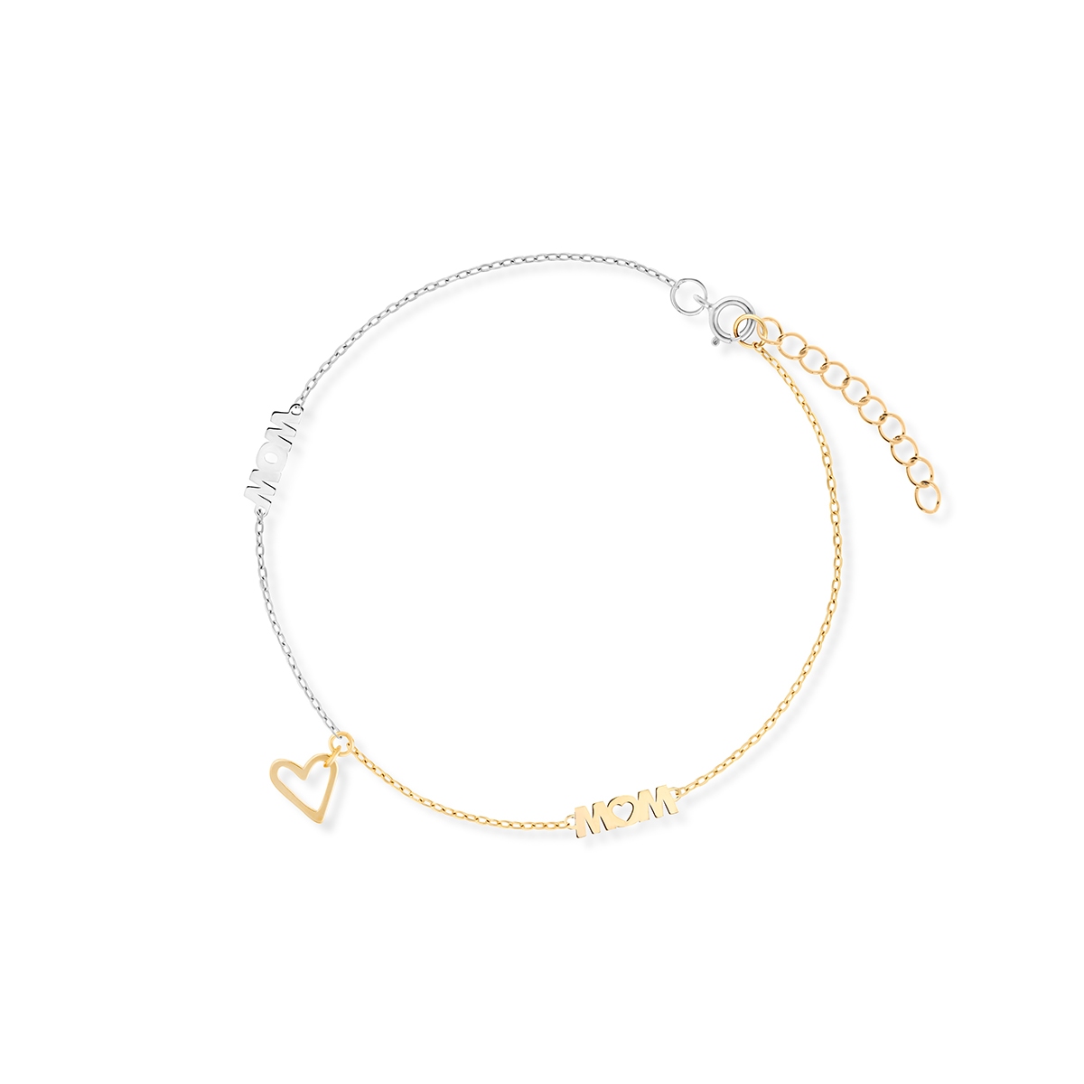 W.KRUK Bransoleta srebrna Wow Mom