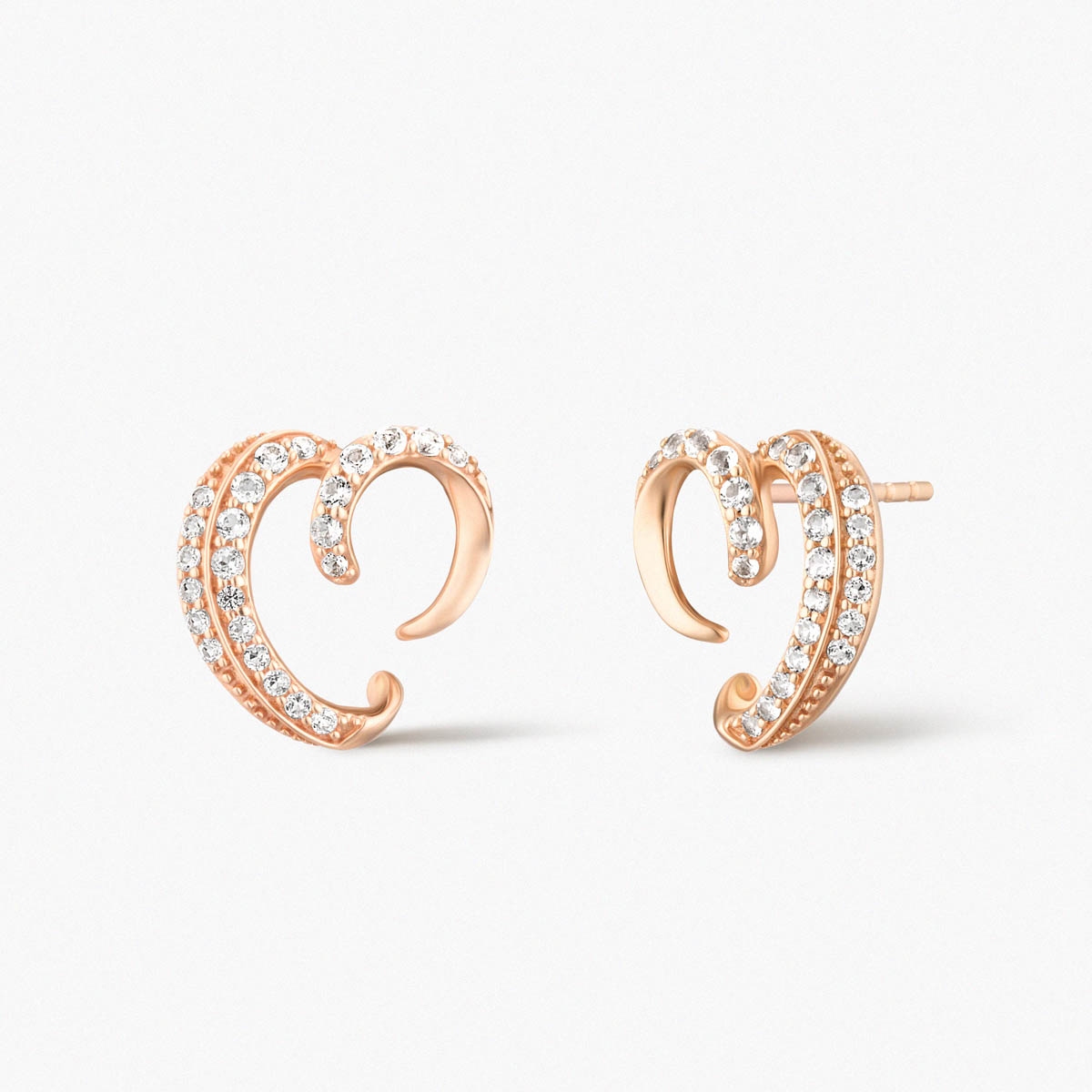 W.KRUK Kolczyki złote Balerina