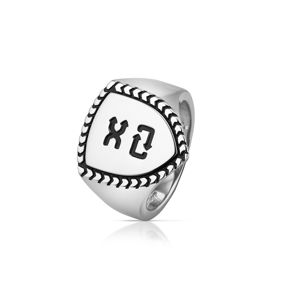 W.KRUK Sygnet srebrny męski Longplay