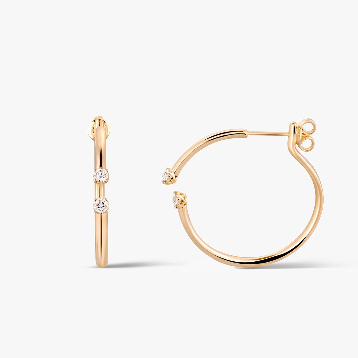 W.KRUK Kolczyki złote Recarlo