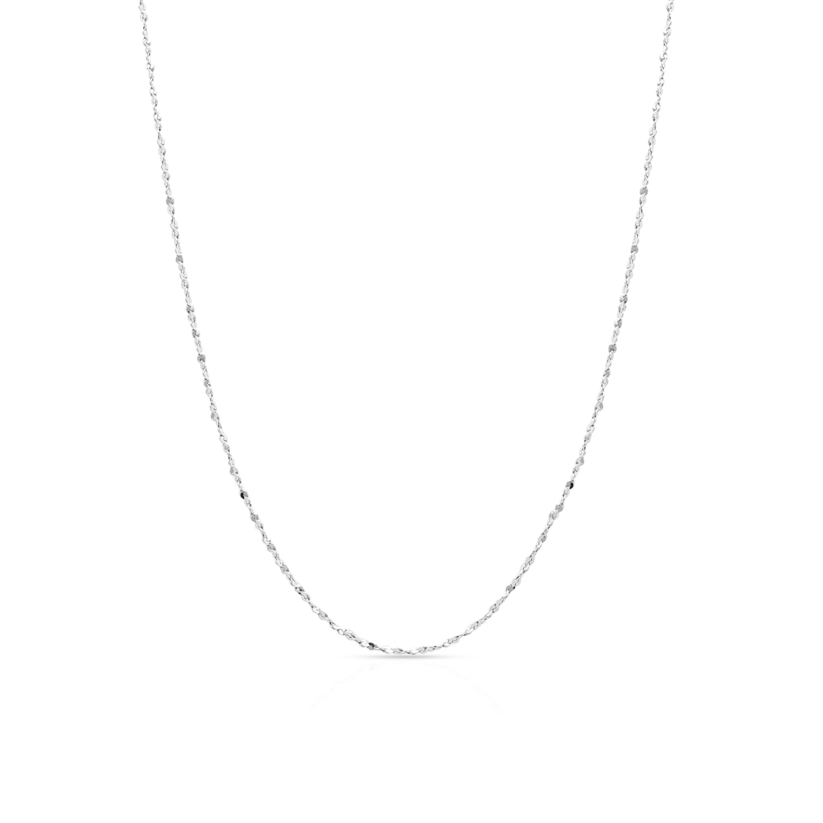 W.KRUK Łańcuszek srebrny singapur