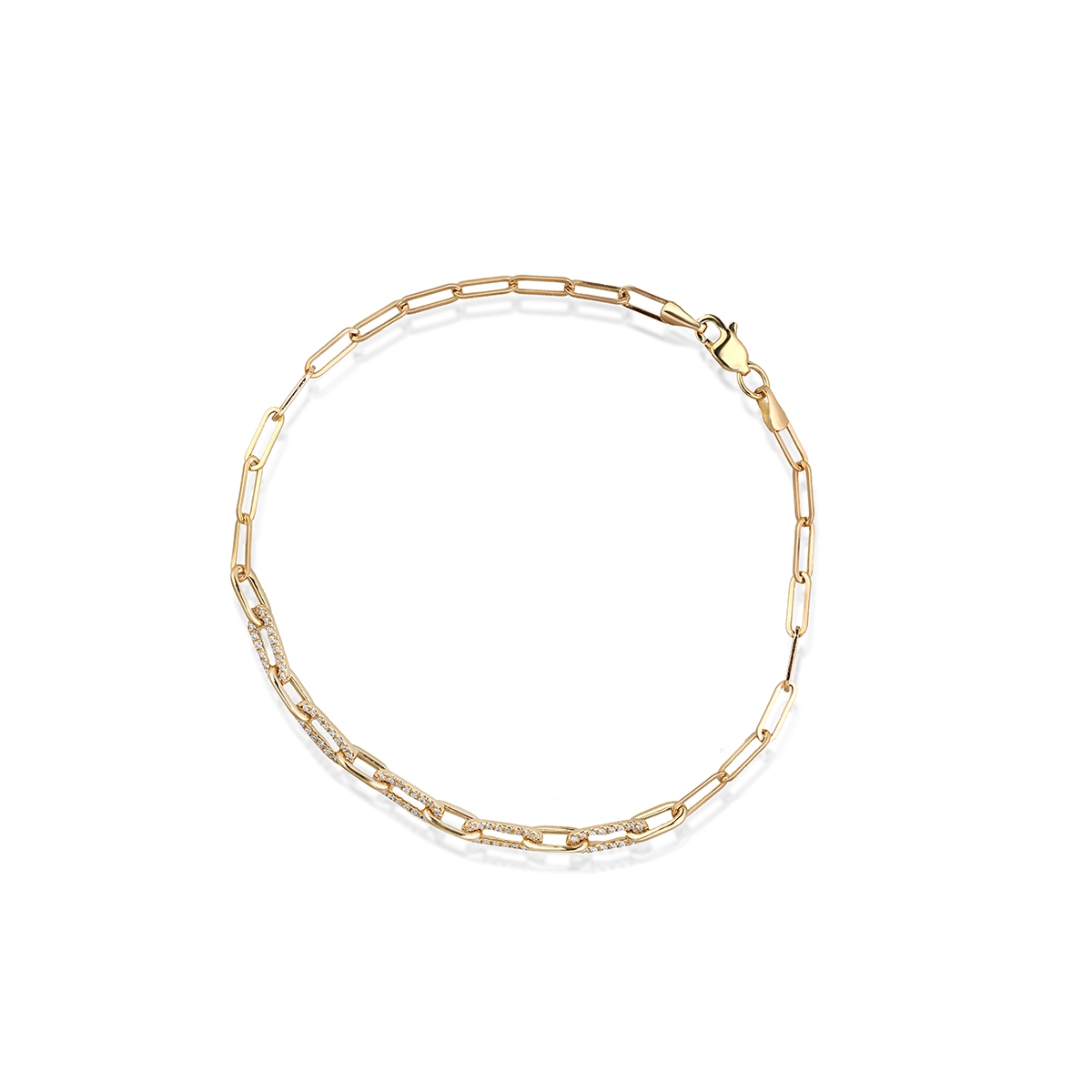 W.KRUK Bransoleta złota z brylantami