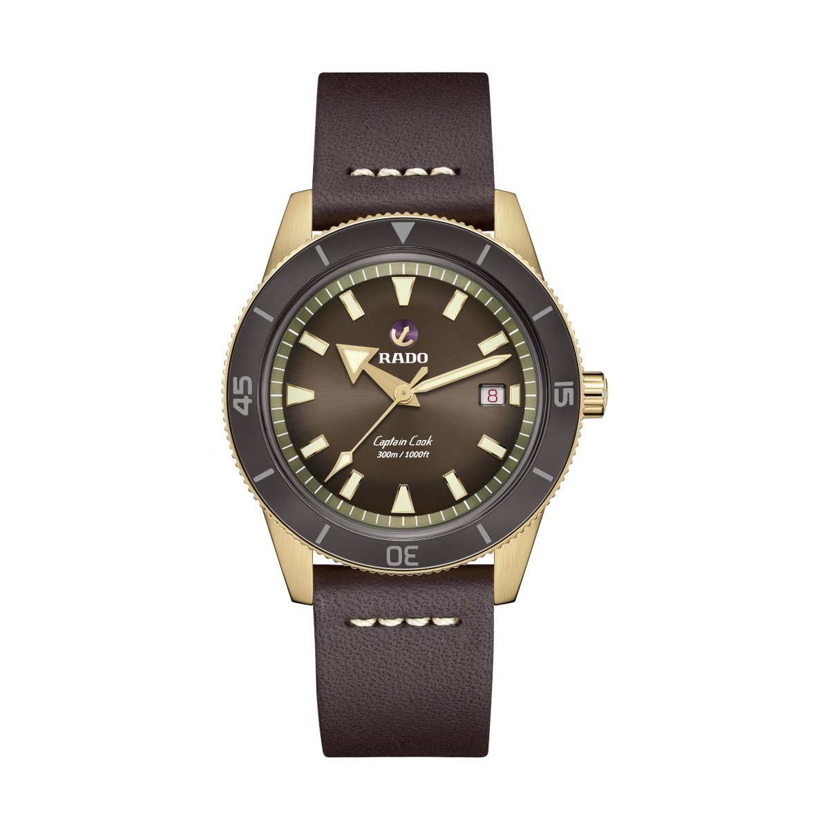W.KRUK ZEGAREK RADO Captain Cook Automatic Bronze