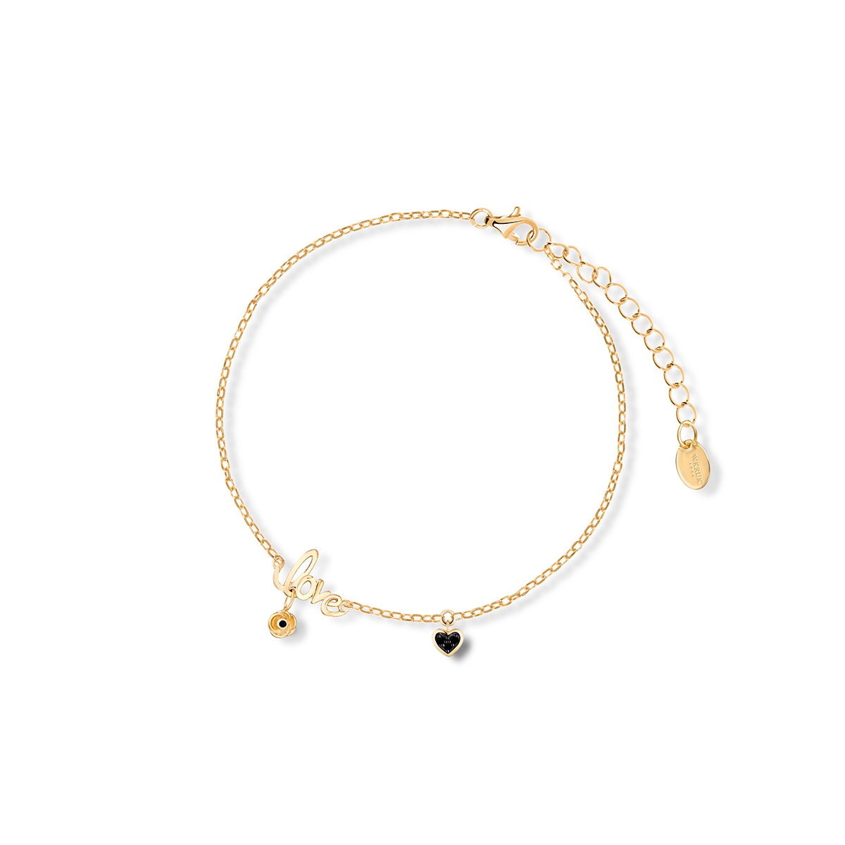 W.KRUK Bransoleta srebrna pozłacana