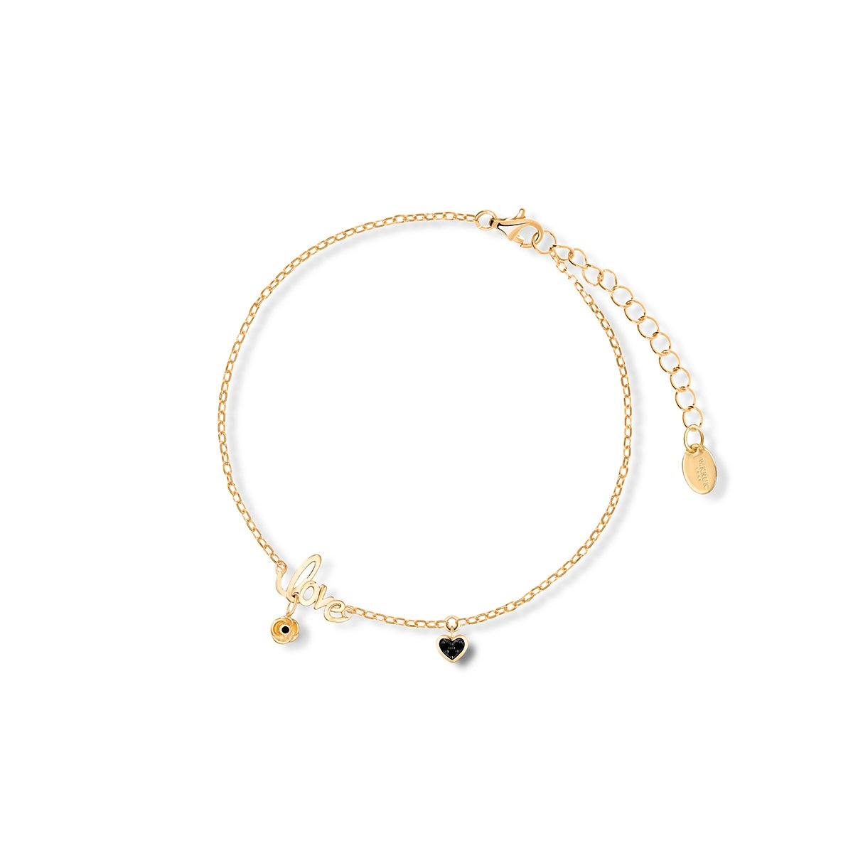 W.KRUK Bransoleta srebrna pozłacana