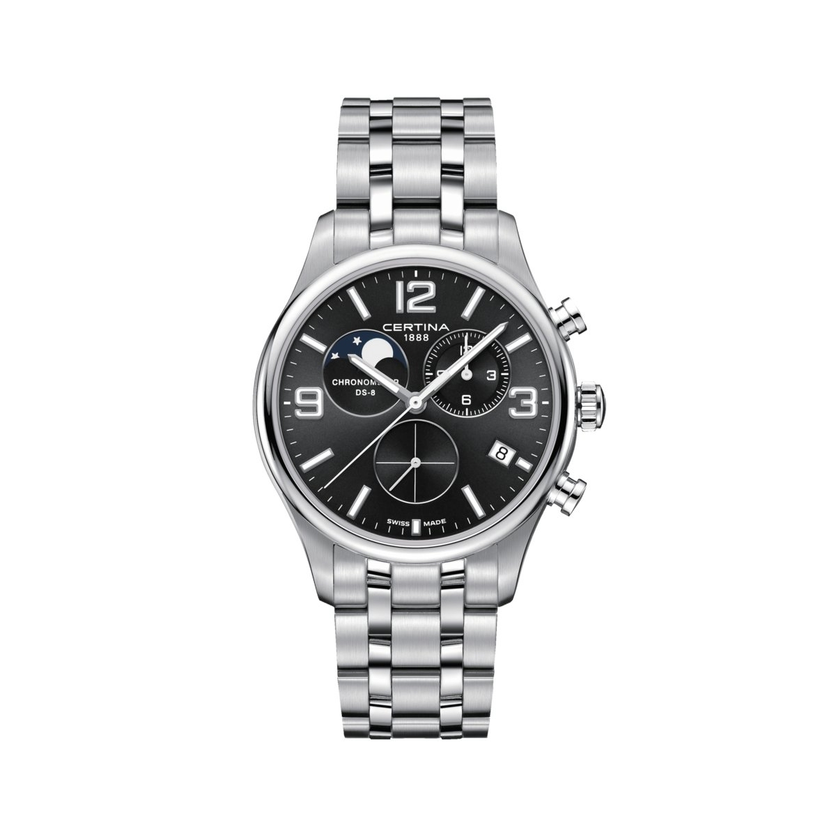 W.KRUK ZEGAREK CERTINA DS-8 CHRONOGRAPH MOON PHASE