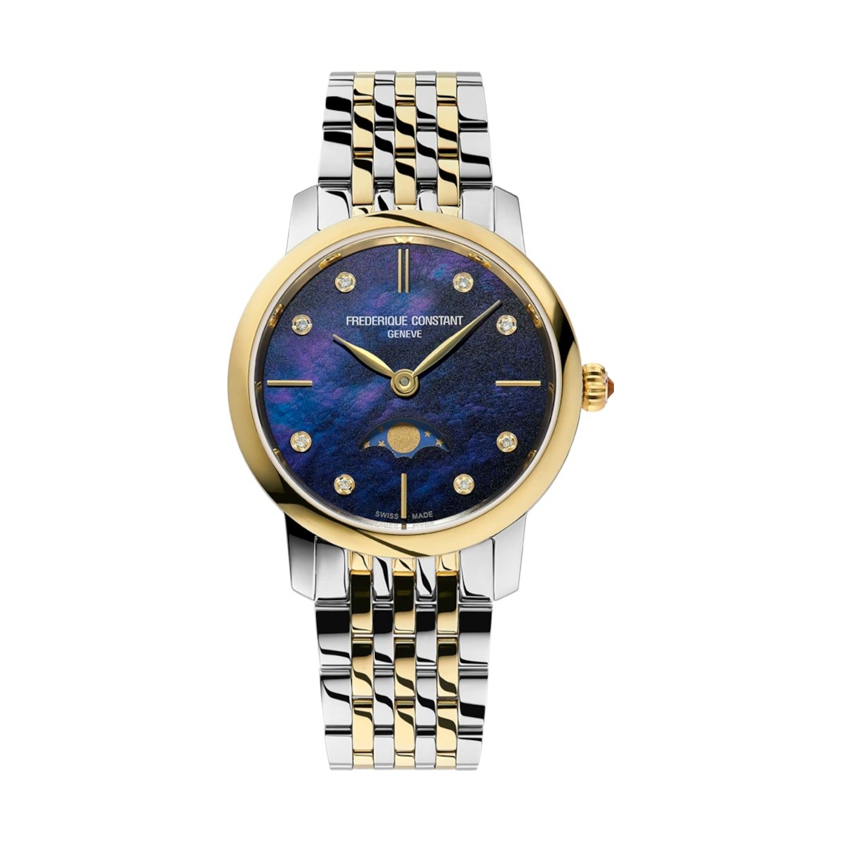 W.KRUK ZEGAREK FREDERIQUE CONSTANT CLASSICS SLIMLINE LADIES MOONPHASE