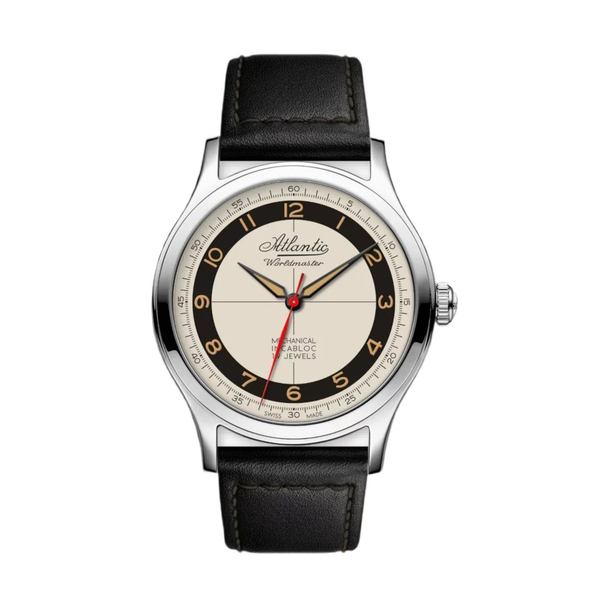 W.KRUK ZEGAREK ATLANTIC WORLDMASTER ORIGINAL MECHANICAL