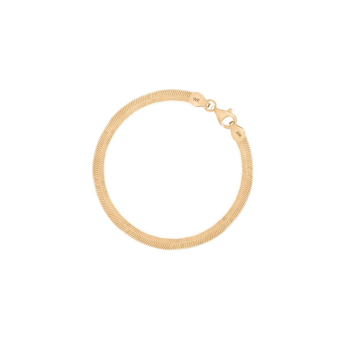 W.KRUK Bransoleta pozłacana żmijka