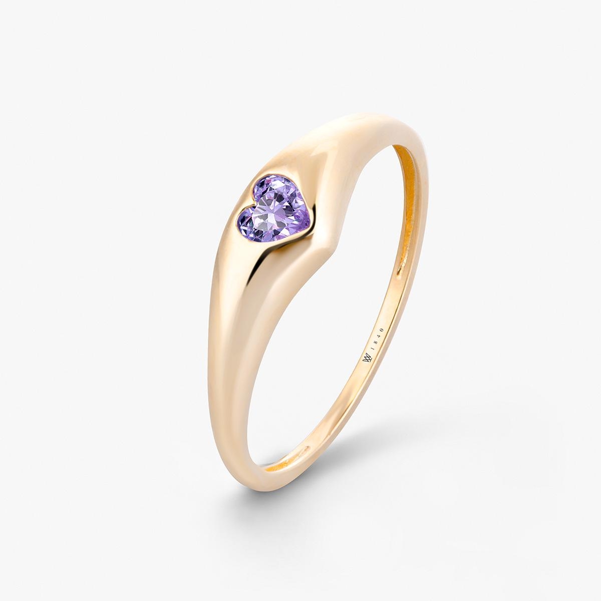 W.KRUK Pierścionek złoty Lollipop