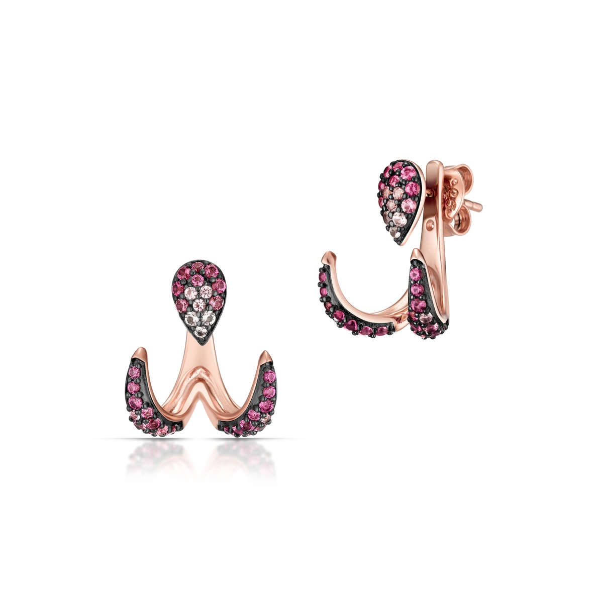 W.KRUK Kolczyki srebrne Preludium Paradise Birds