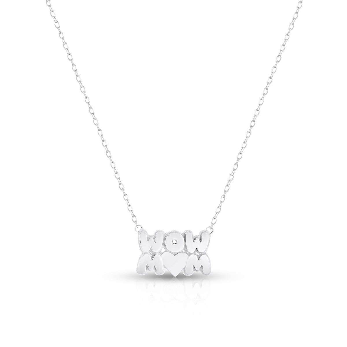 W.KRUK Naszyjnik srebrny Mom