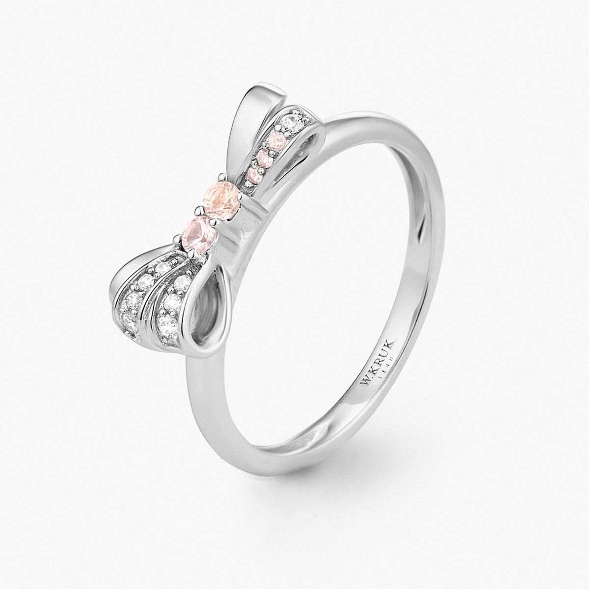 W.KRUK Pierścionek srebrny Balerina