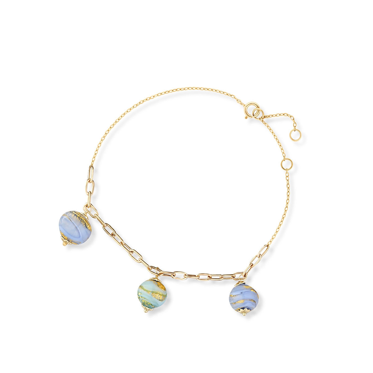 W.KRUK Bransoletka złota Murano