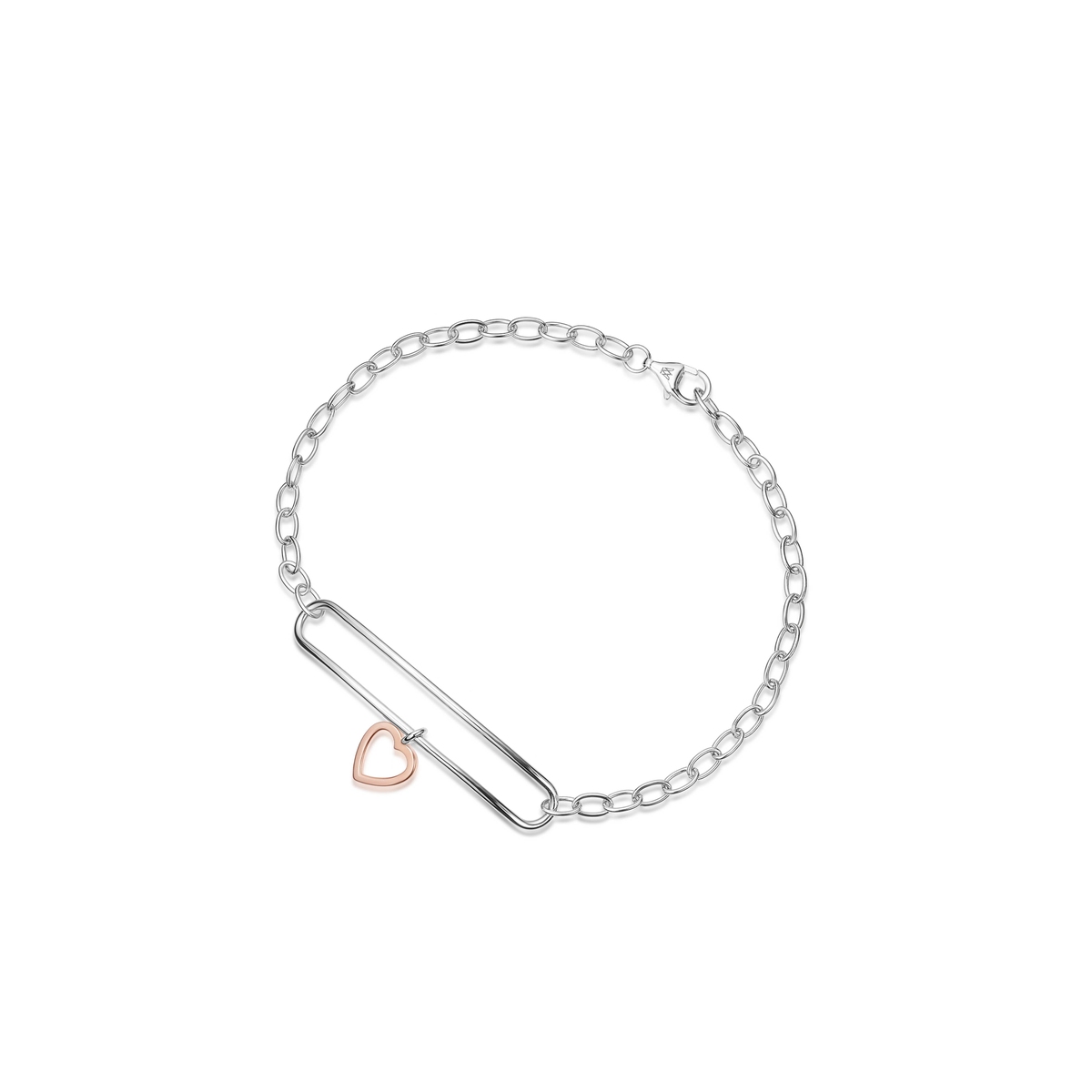 W.KRUK Bransoleta srebrna Czułość