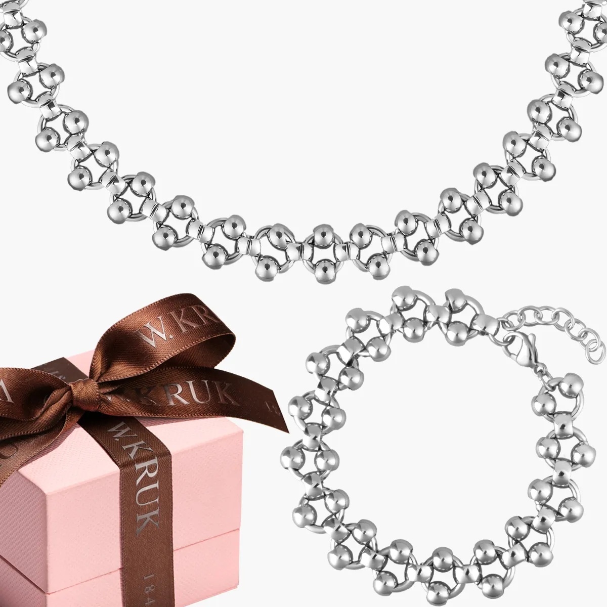 W.KRUK KOMPLET SILVER