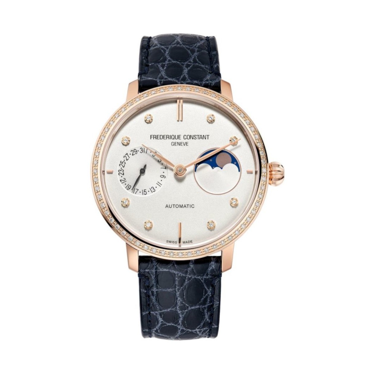 W.KRUK ZEGAREK FREDERIQUE CONSTANT MANUFACTURE SLIMLINE MOONPHASE