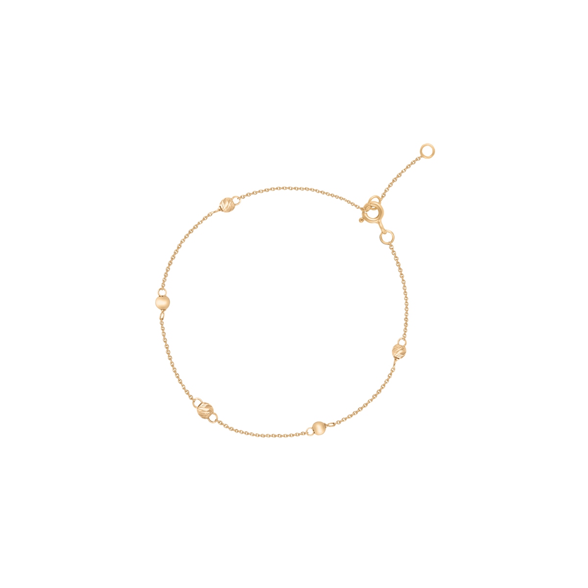 W.KRUK Bransoletka złota z kulkami