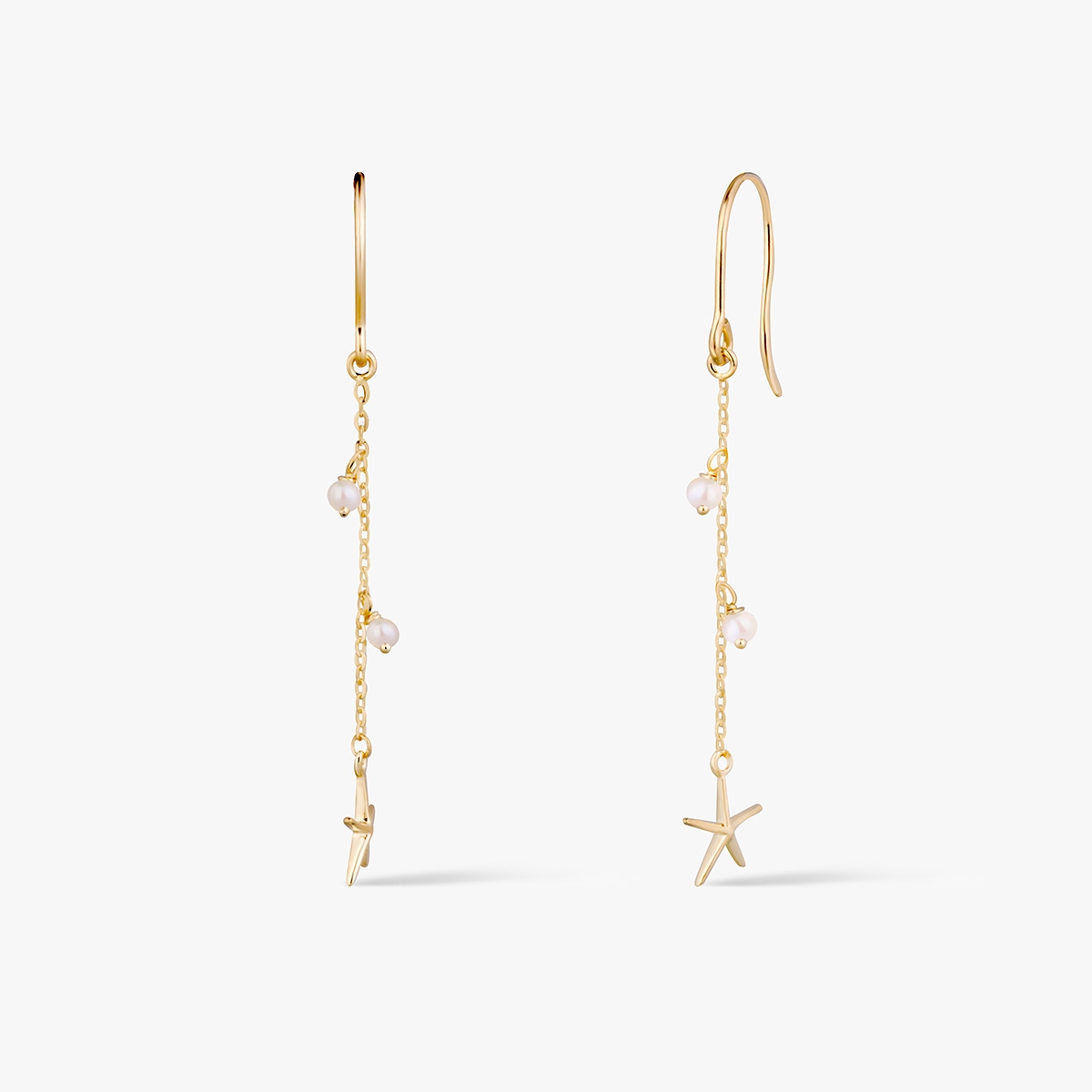 W.KRUK Kolczyki złote Santorini