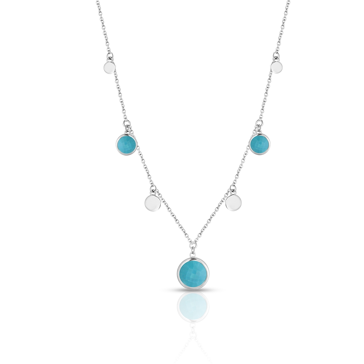 W.KRUK Naszyjnik srebrny Laguna