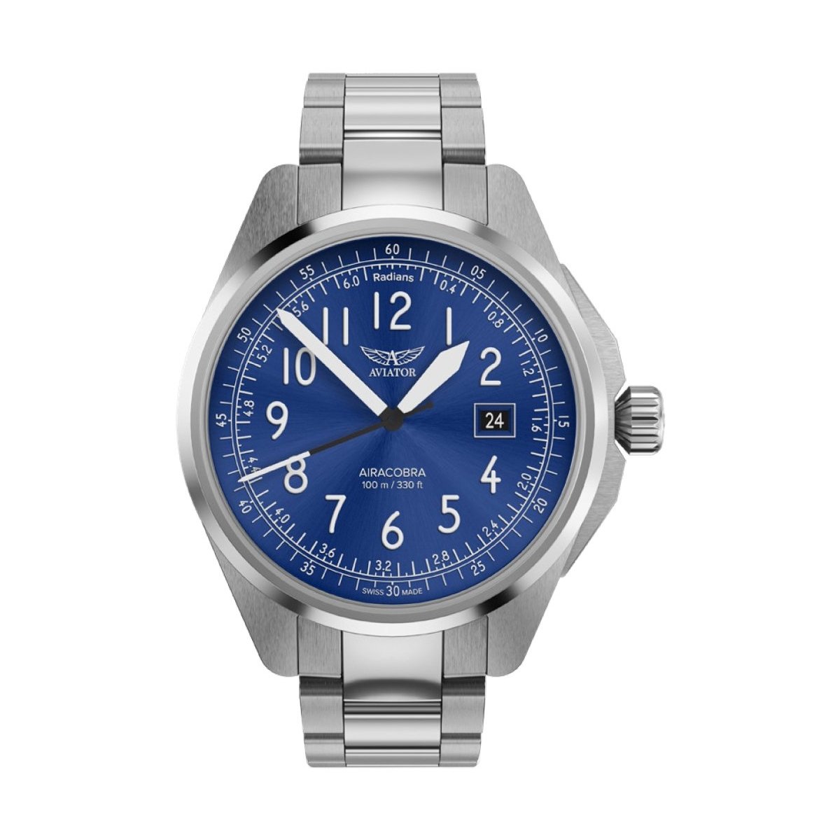 W.KRUK ZEGAREK AVIATOR AIRACOBRA 43 TYPE B