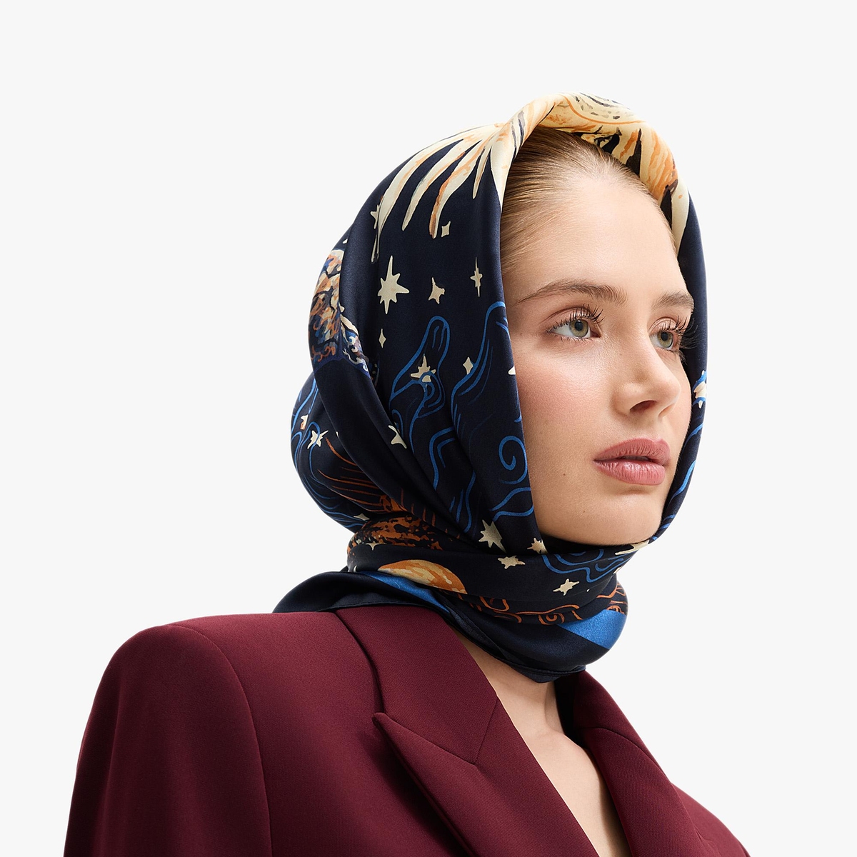 W.KRUK Chusta jedwabna Alchemia