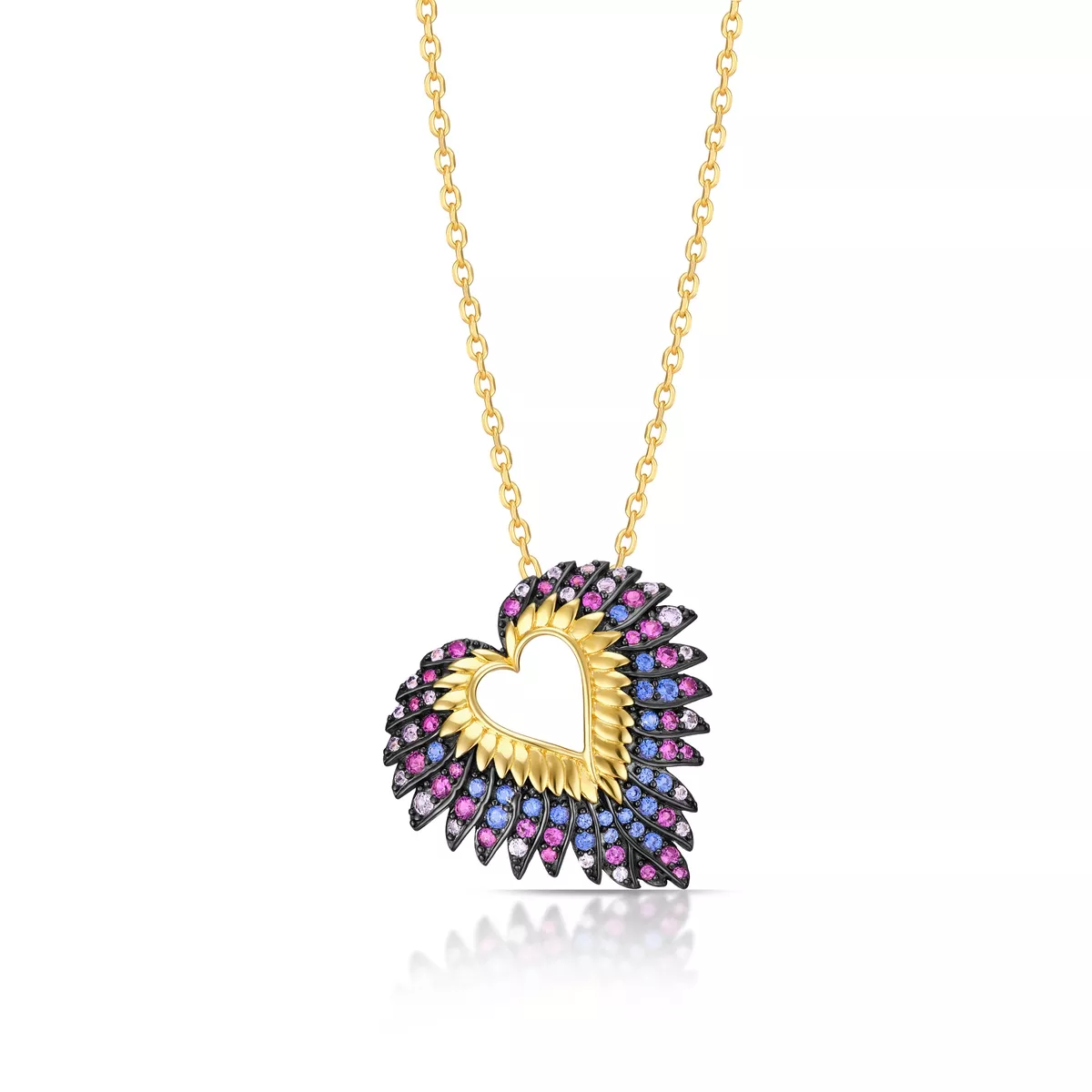 W.KRUK Wisiorek srebrny Preludium Paradise Birds