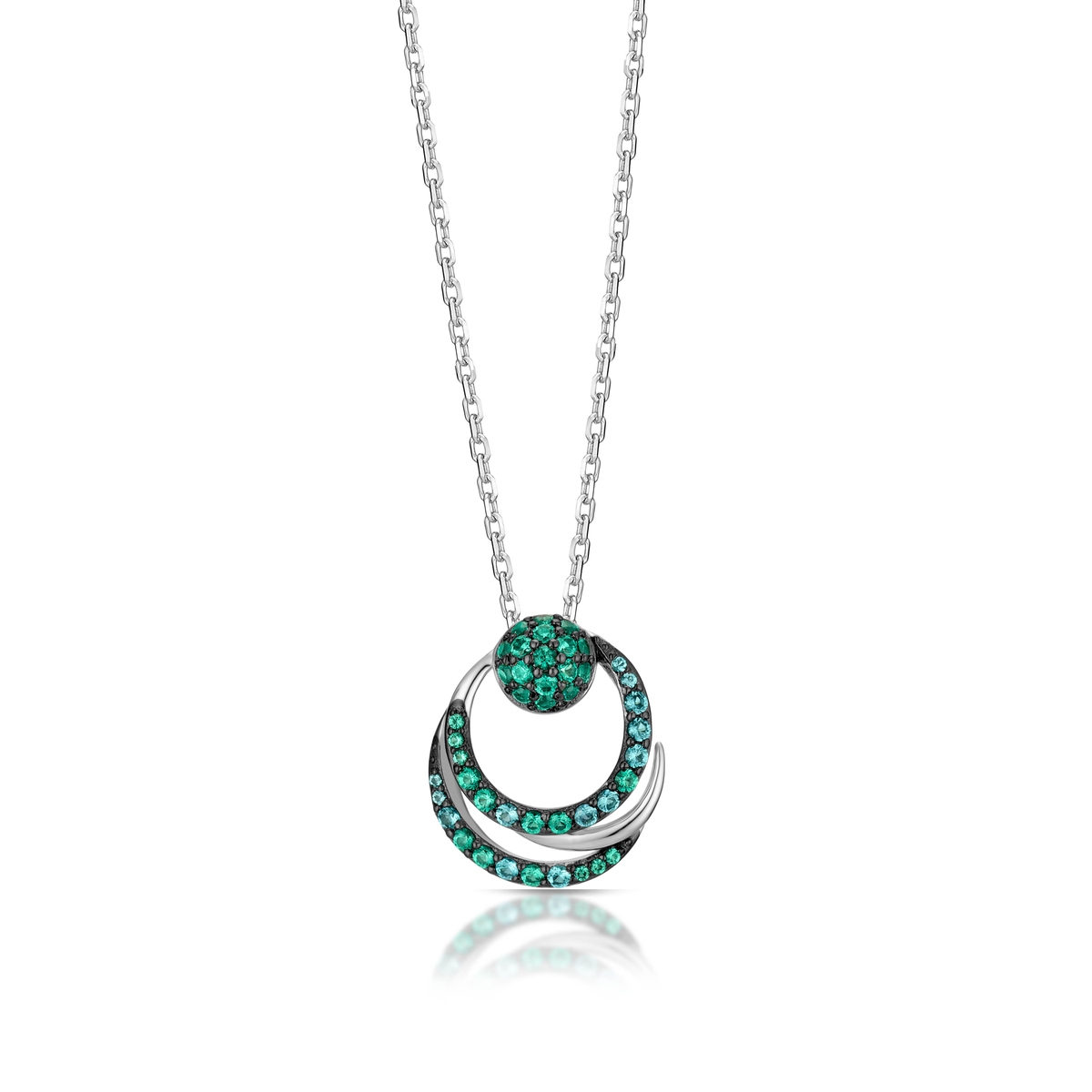 W.KRUK Wisiorek srebrny Preludium Paradise Birds