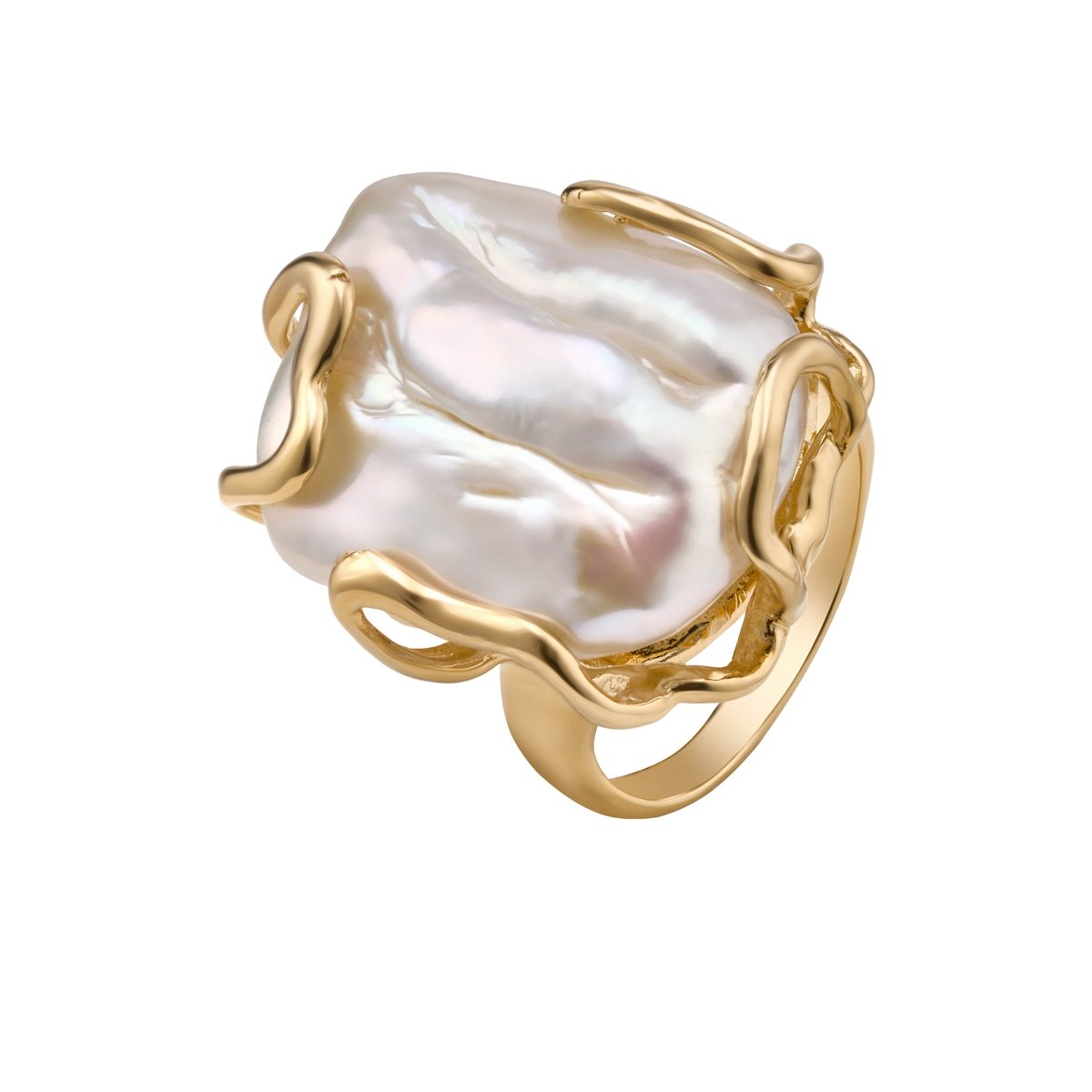 W.KRUK Pierścionek z perłą Picky Pica Aloha