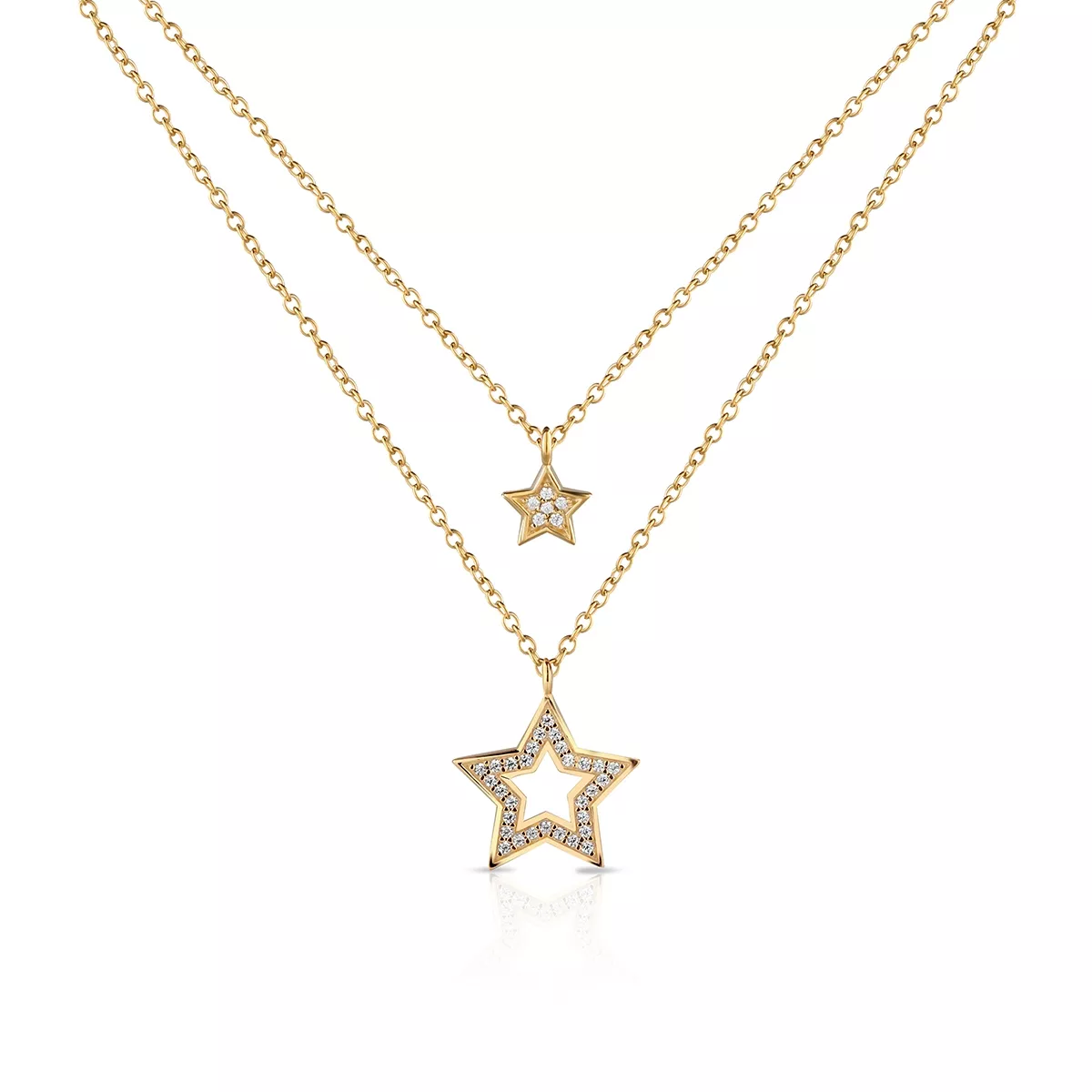 W.KRUK Naszyjnik srebrny Little Star