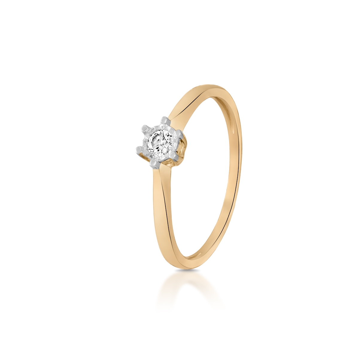 W.KRUK Pierścionek złoty W.KRUK