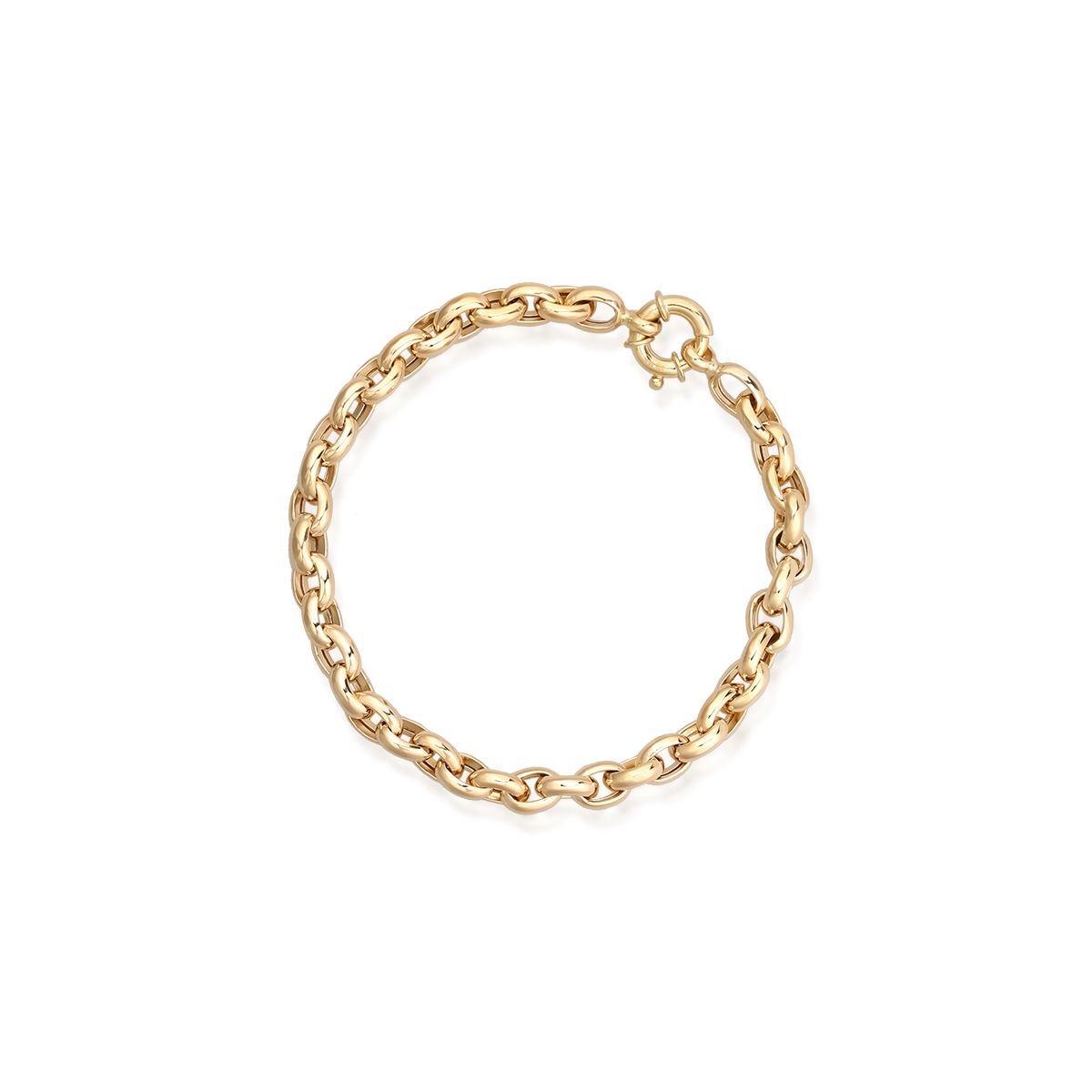 W.KRUK - Bransoletka złota pancerka