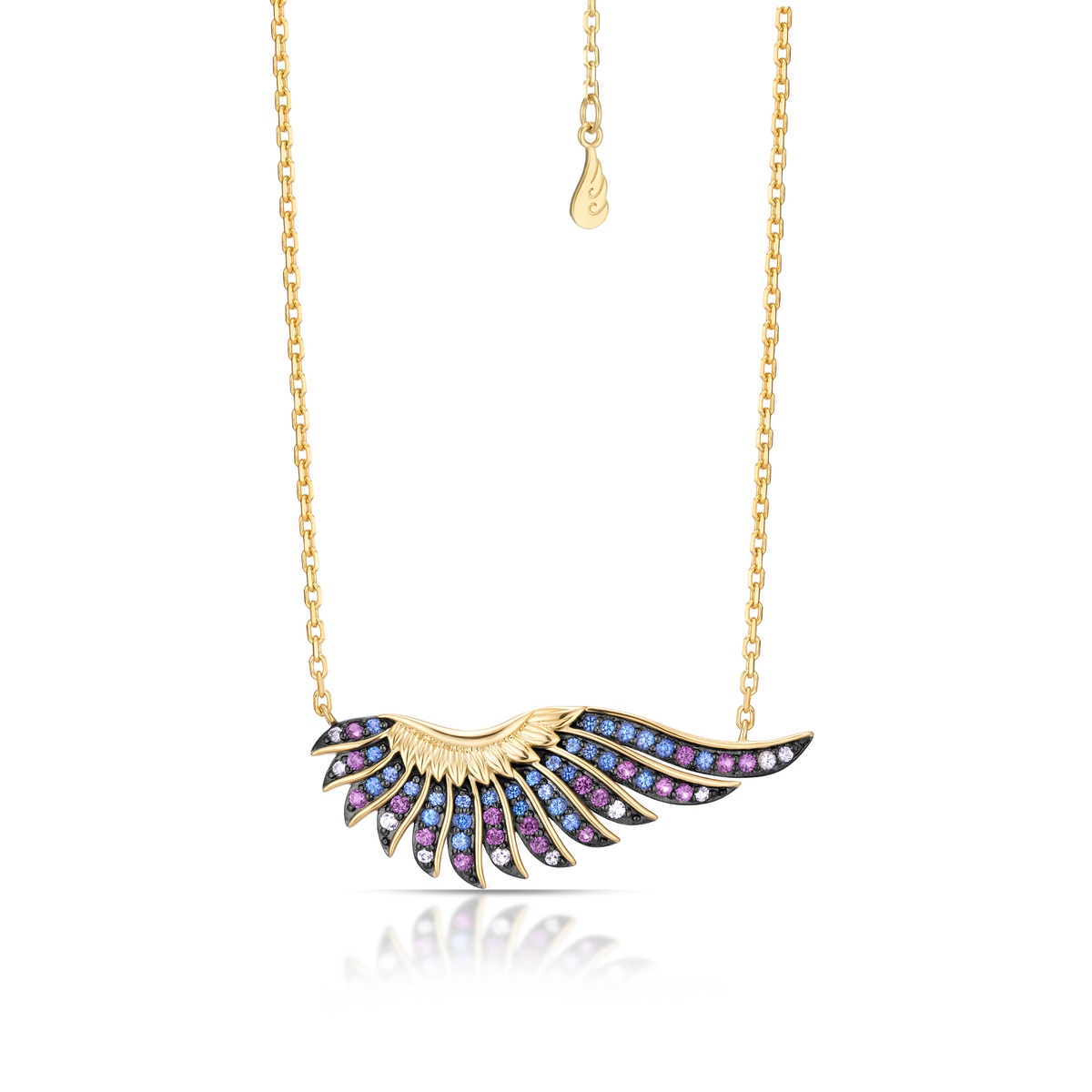 W.KRUK Naszyjnik srebrny Preludium Paradise Birds