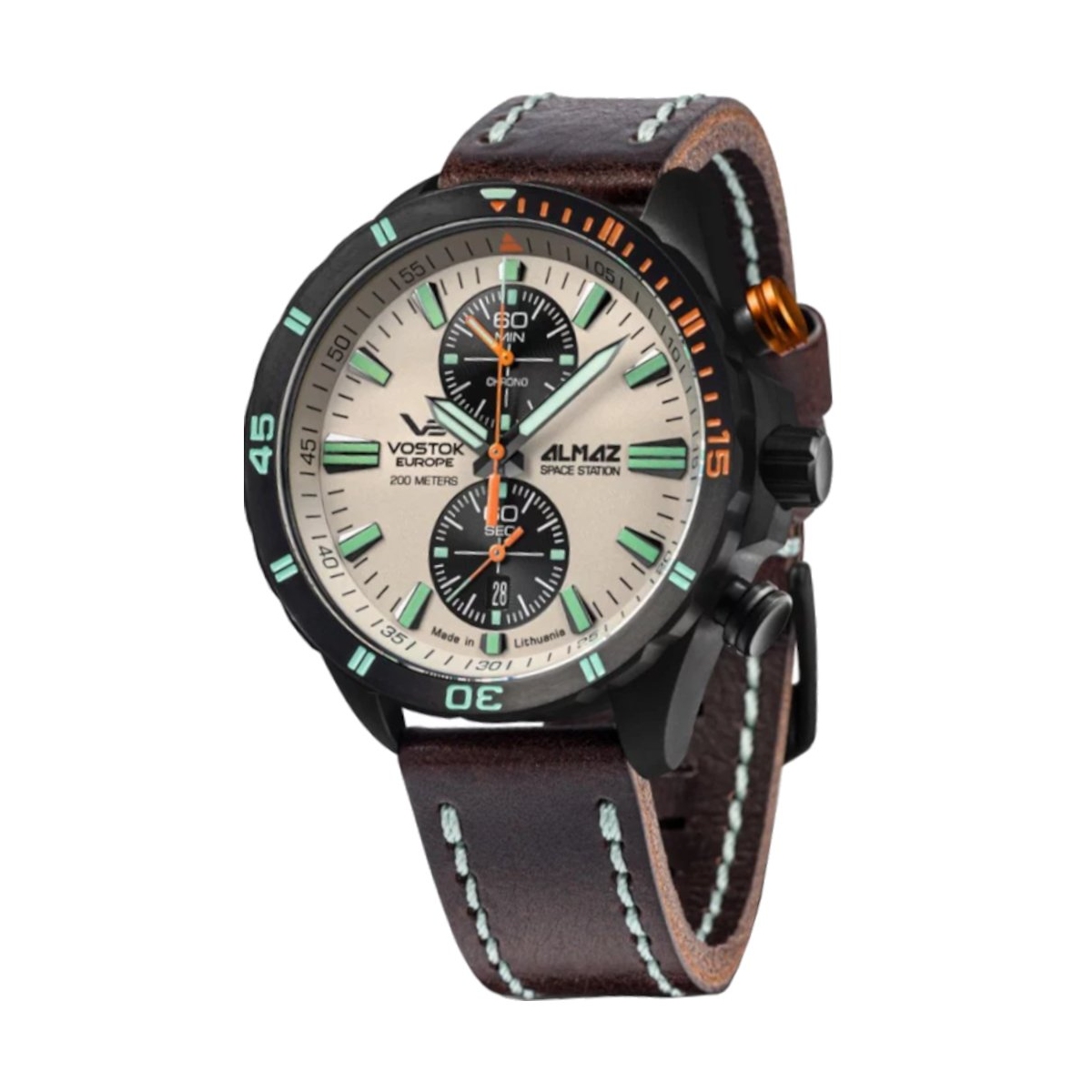 W.KRUK ZEGAREK VOSTOK EUROPE ALMAZ SPACE STATION CHRONO
