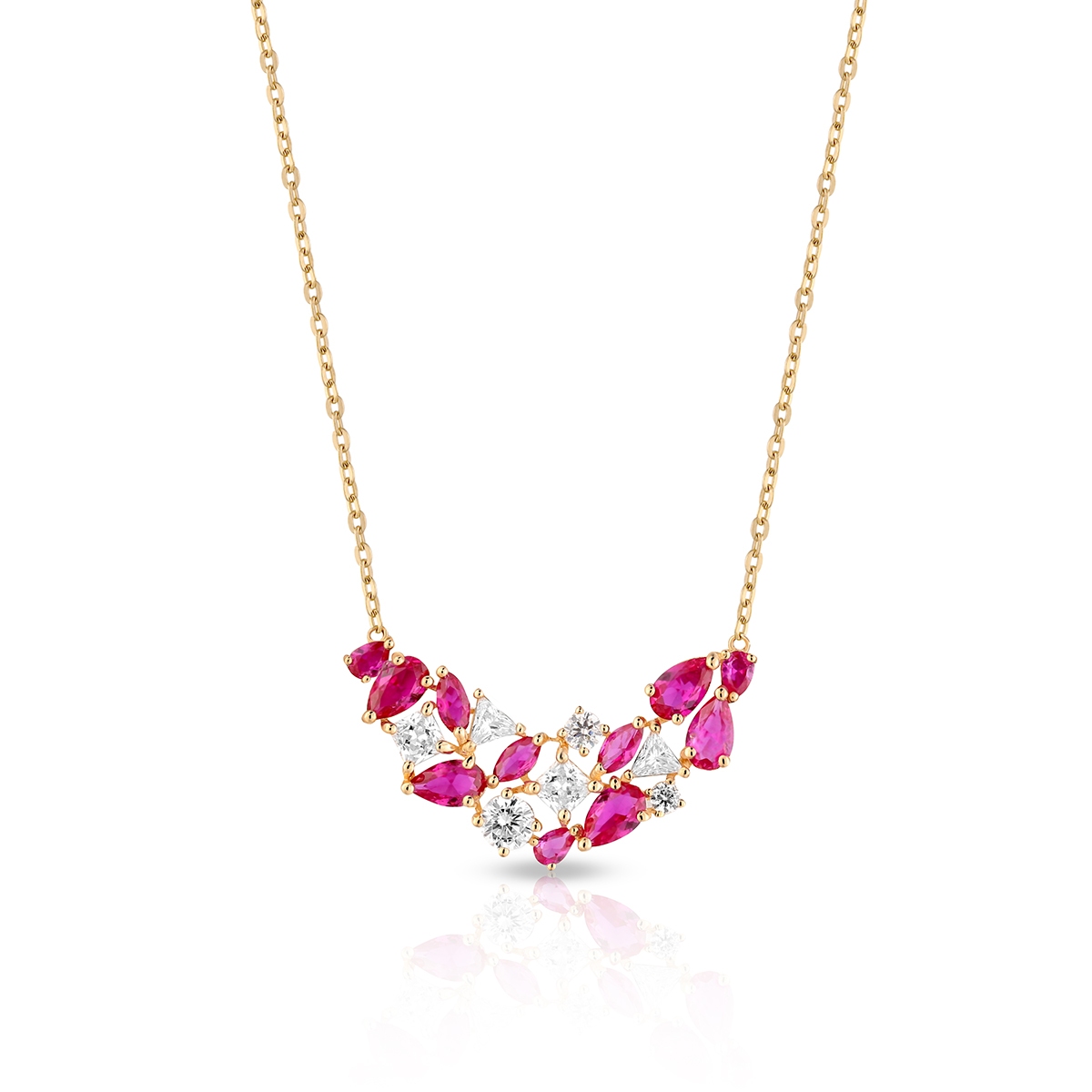 W.KRUK Naszyjnik złoty Impresje