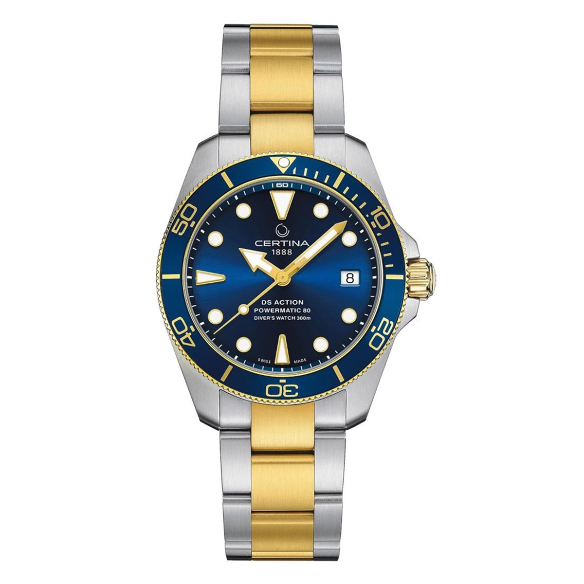 W.KRUK ZEGAREK CERTINA DS ACTION Diver 38mm Powermatic 80 Sea Turtle Conservancy Special Edition