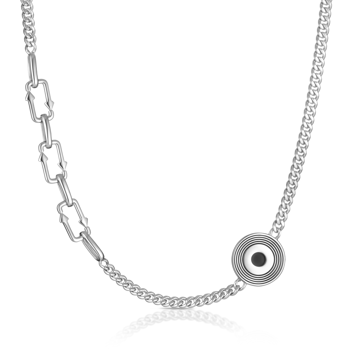 W.KRUK Naszyjnik srebrny Longplay