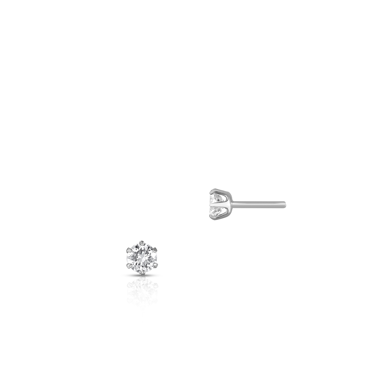 W.KRUK Kolczyki złote Słoneczne Diamenty