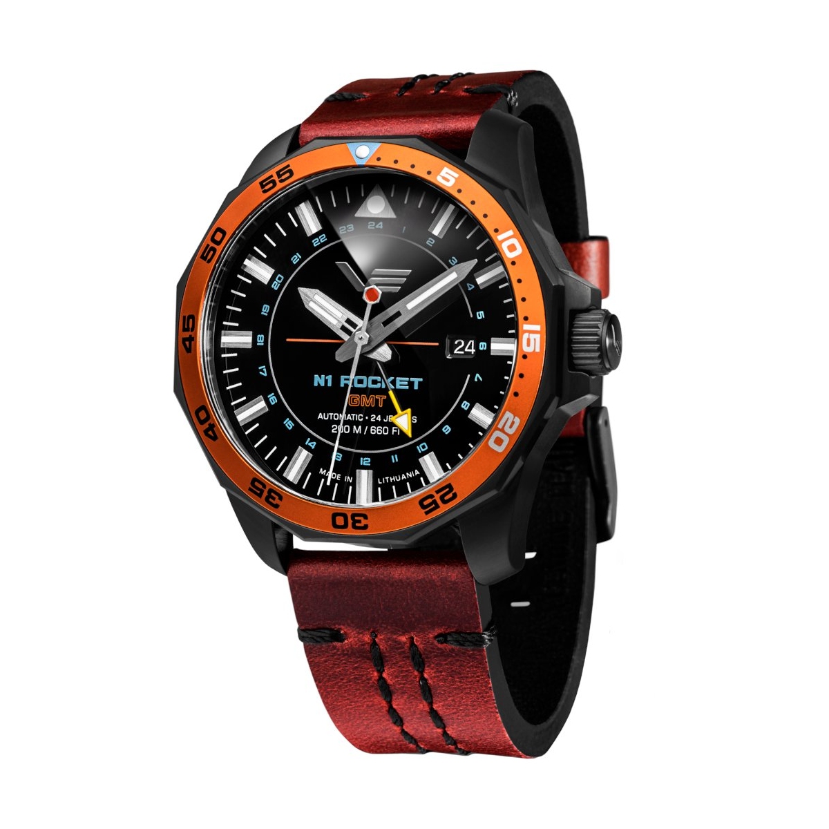 W.KRUK ZEGAREK VOSTOK EUROPE ROCKET N-1 AUTOMATIC GMT