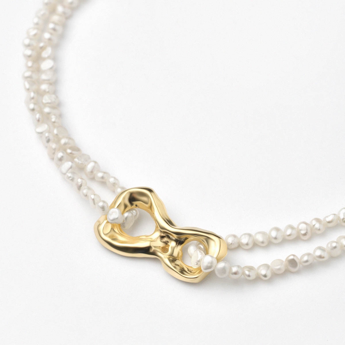 W.KRUK Naszyjnik srebrny Follow