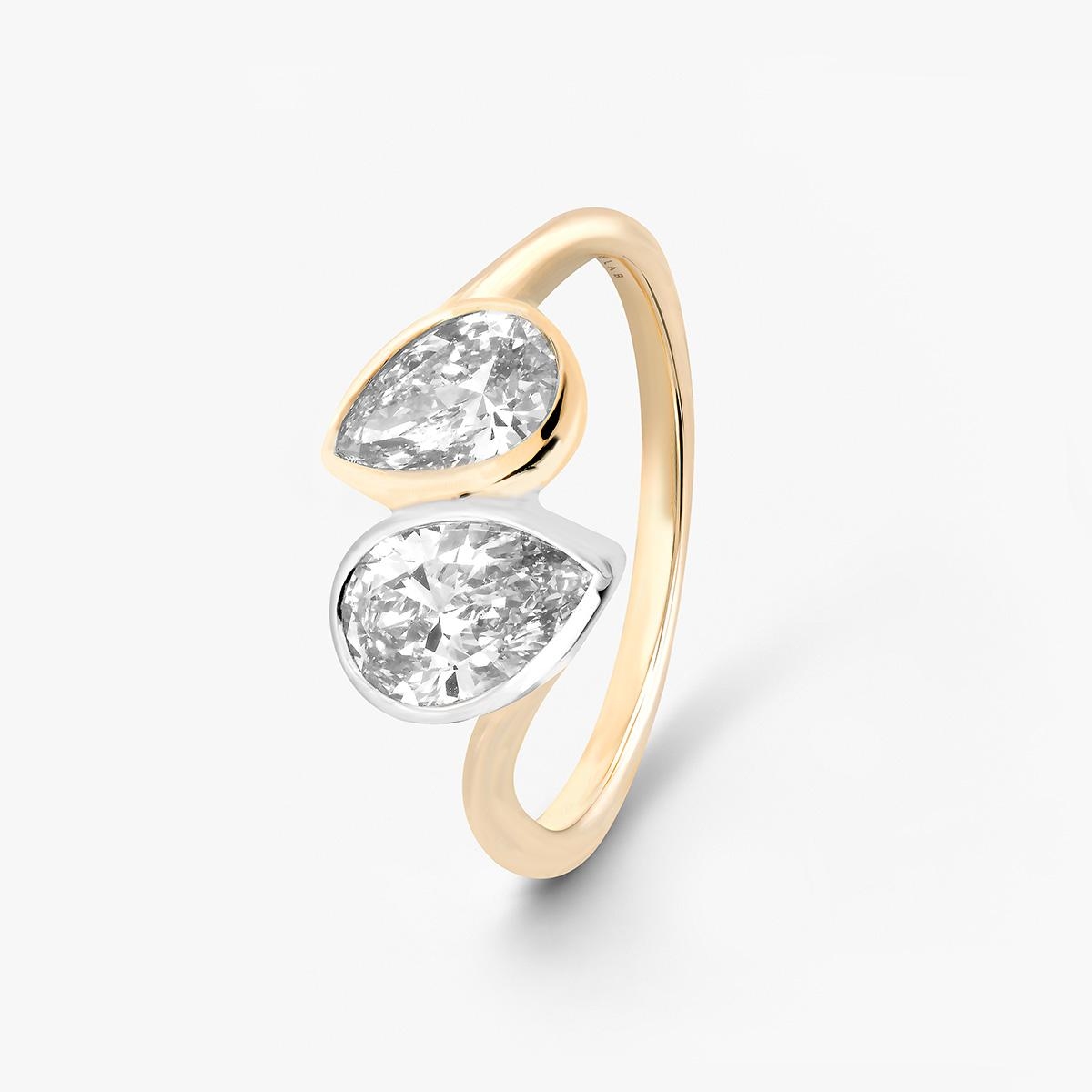 W.KRUK Pierścionek złoty Nuova