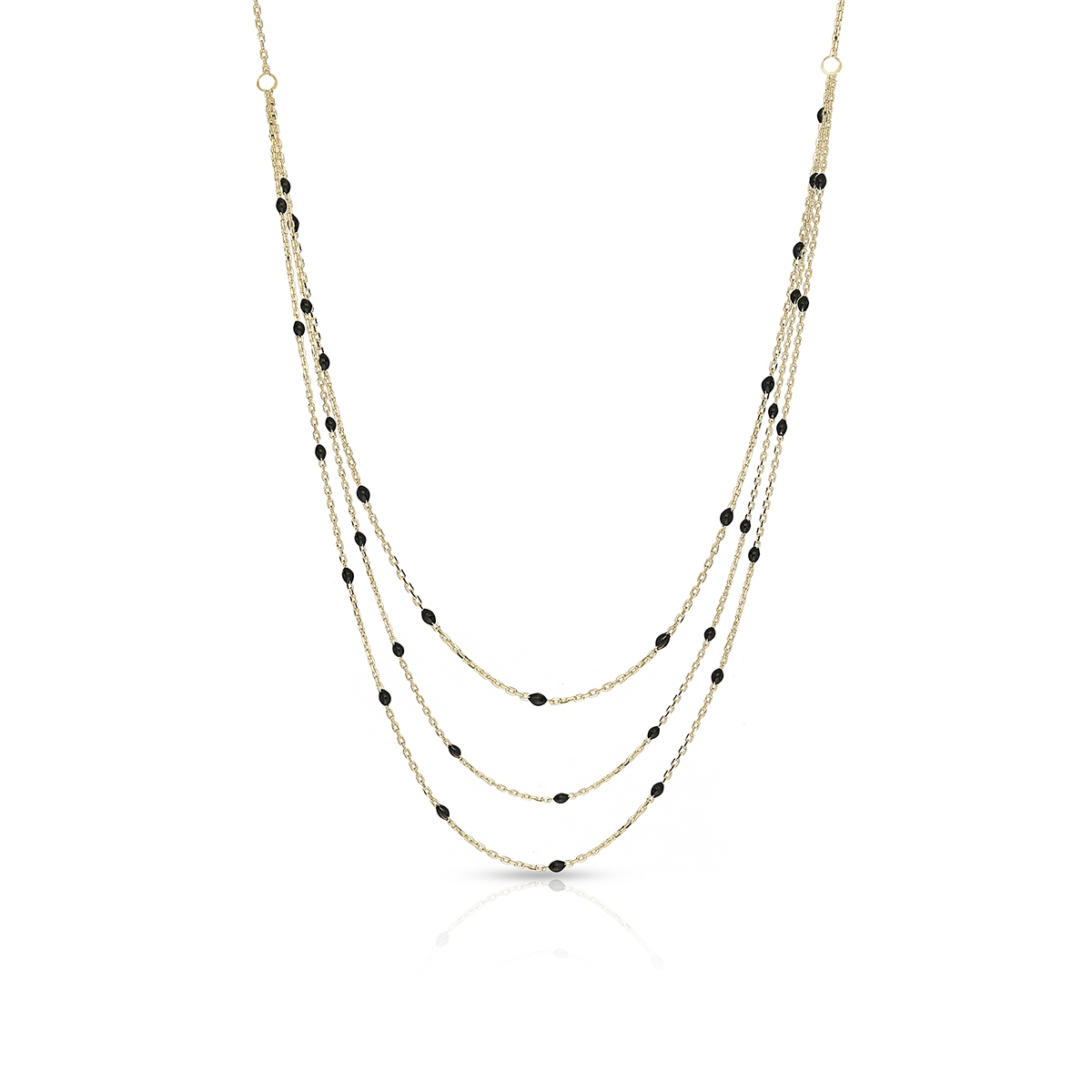 W.KRUK Naszyjnik złoty kaskadowy