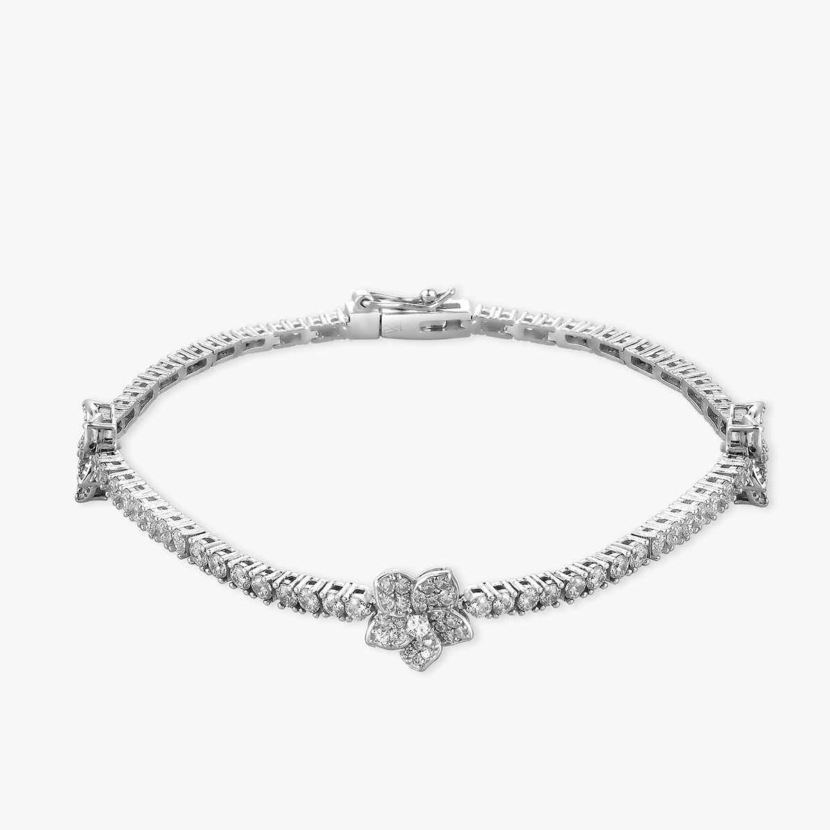 W.KRUK Bransoleta srebrna z cyrkoniami