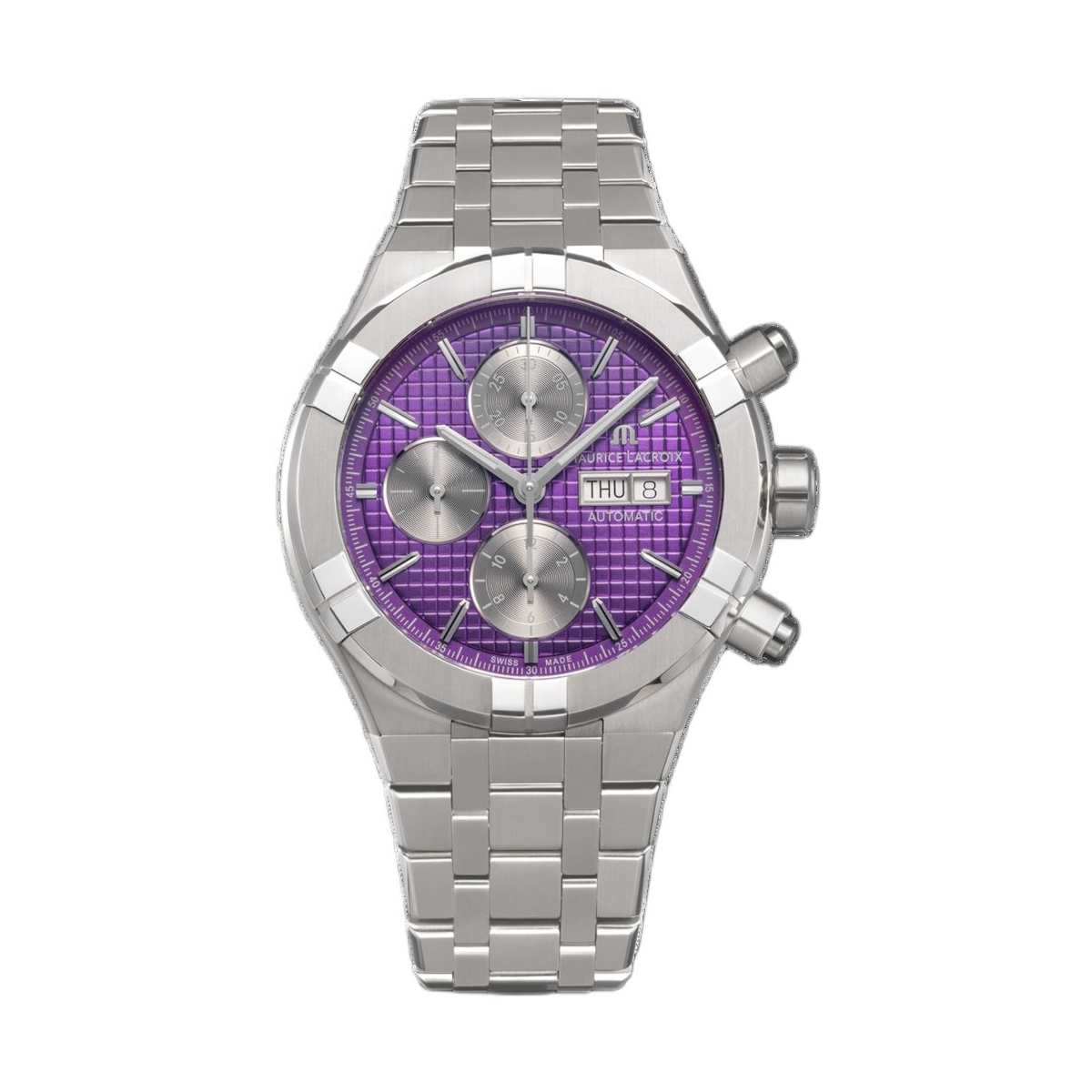 W.KRUK ZEGAREK MAURICE LACROIX AIKON AUTOMATIC TITANIUM CHRONOGRAPH