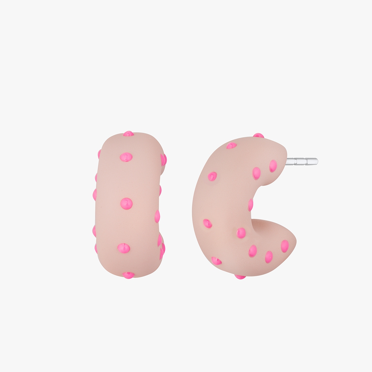 W.KRUK Kolczyki Pink Dots Picky Pica