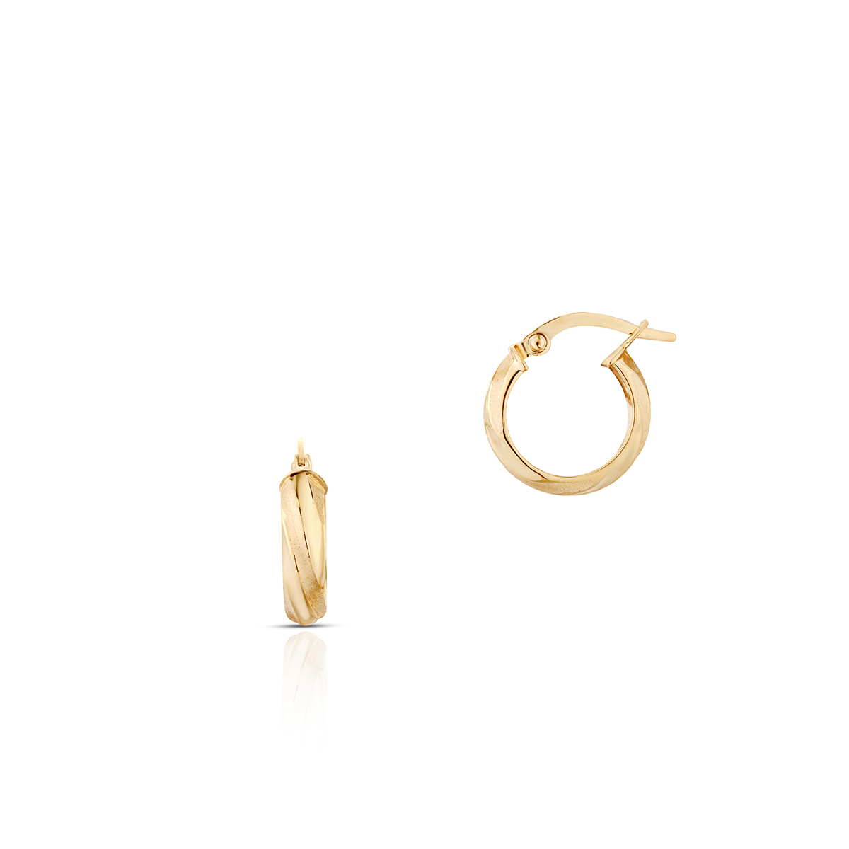 W.KRUK - Kolczyki złote kółka